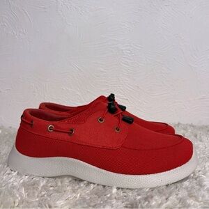 SoftScience Cruise Speedlace Red Shoes water & Slip Resistant Unisex W 10 M 8